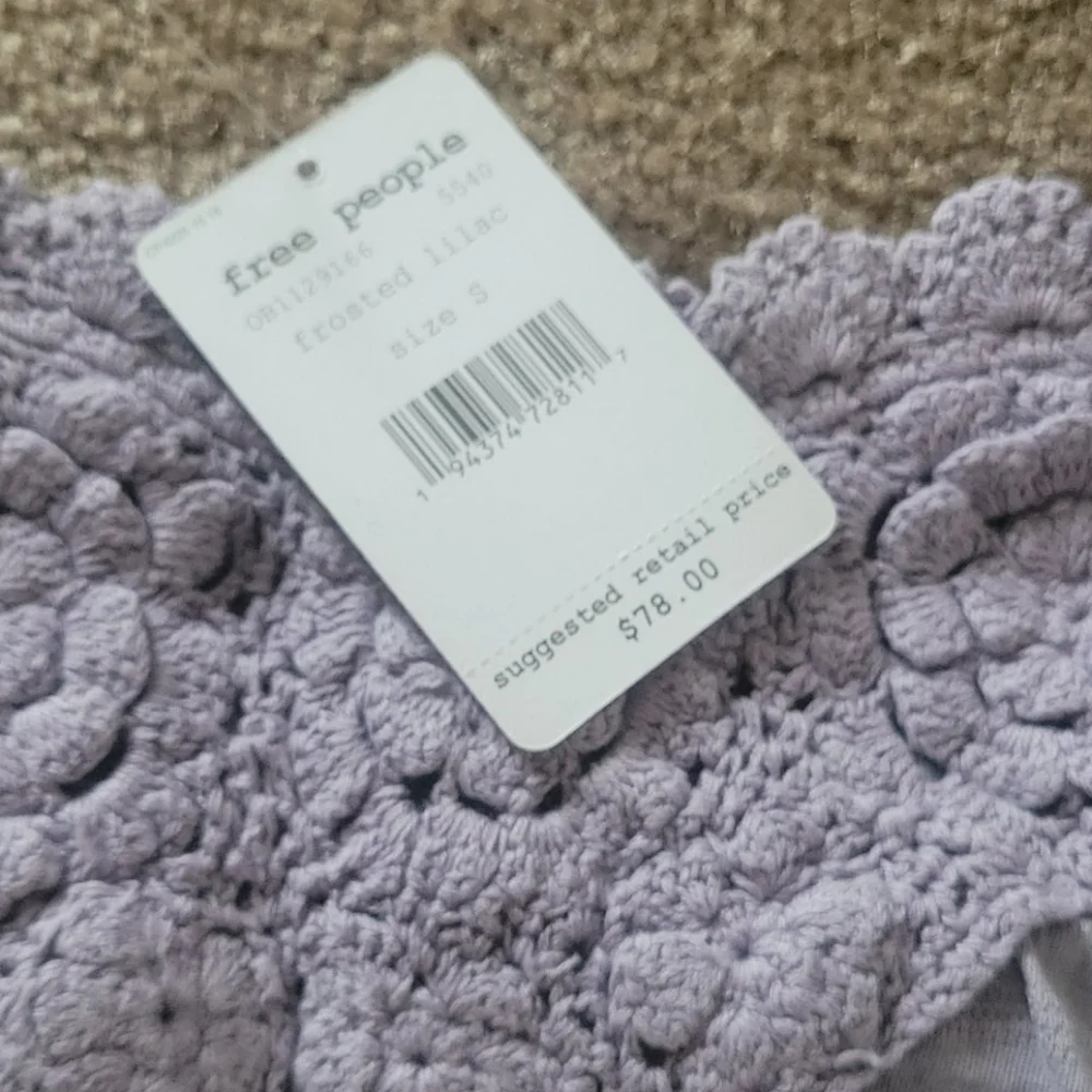Free People Sweet Something Tank Lilac Medium